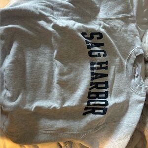 Sag Harbor Champion Light Gray Reverse Weave Sweatshirt